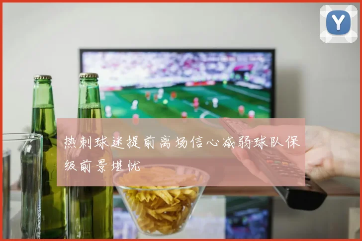 热刺球迷提前离场信心减弱球队保级前景堪忧