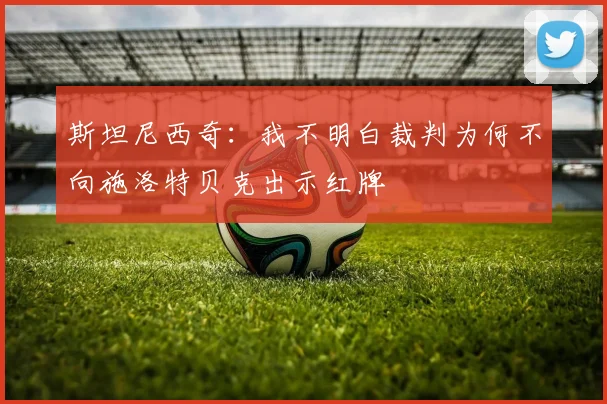 斯坦尼西奇：我不明白裁判为何不向施洛特贝克出示红牌
